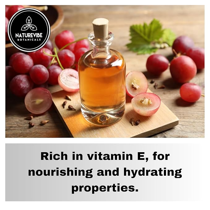 Naturevibe Botanicals Grapeseed Oil 32 Ounces 100% Pure
