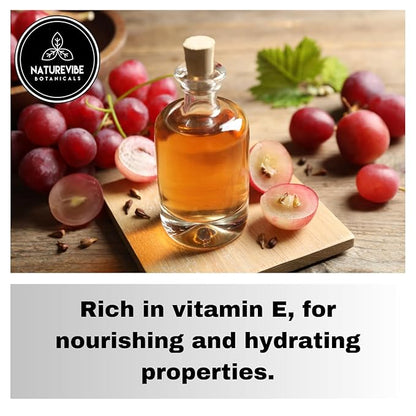 Naturevibe Botanicals Grapeseed Oil 32 Ounces 100% Pure