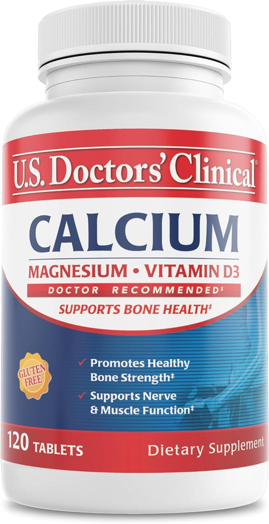U.S. Doctors' Clinical Calcium, Magnesium + D3 for (120)