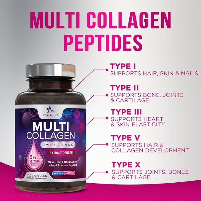 Collagen Peptides for Women & Men, 120 Capsules