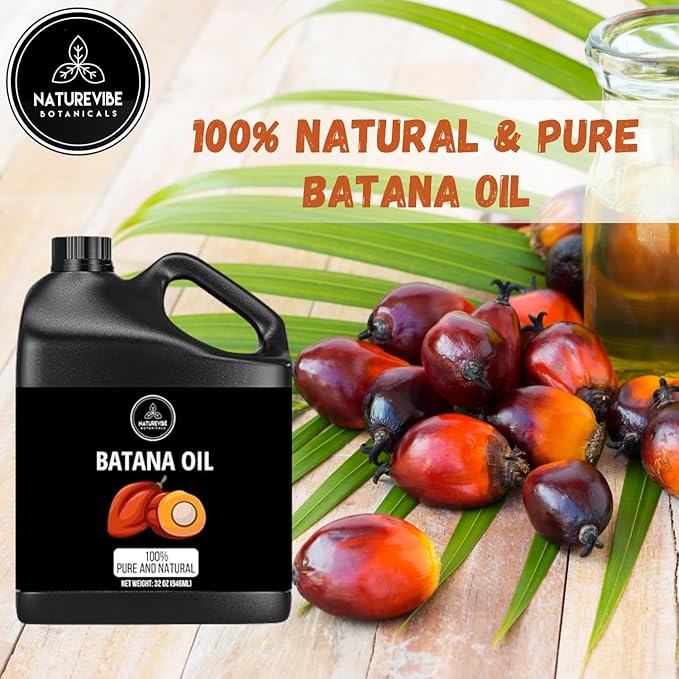 Naturevibe Botanicals Batana Oil 32 Ounces 100% Pure