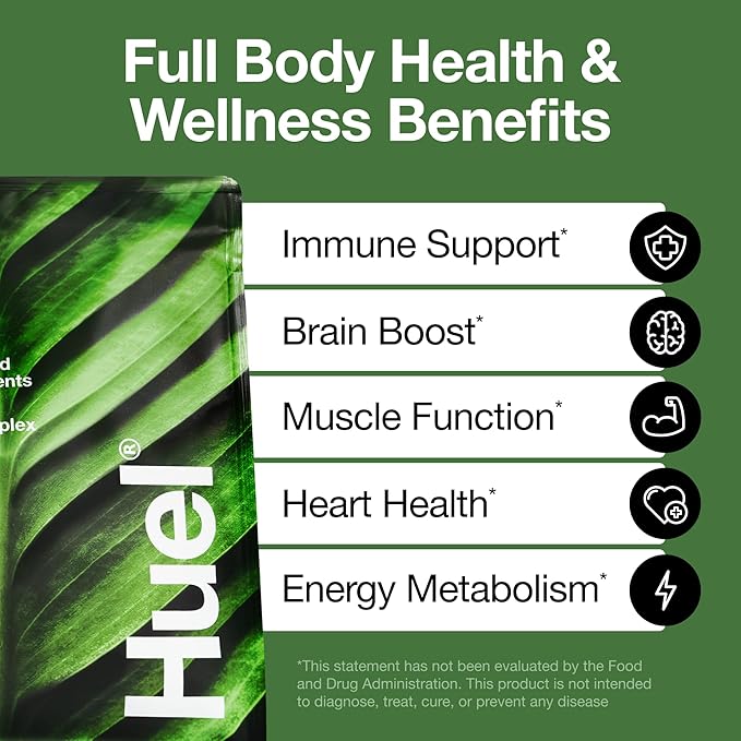 Huel Daily Superblend Chocolate Powder, 25g 87 Vitamins, 19 Servings,