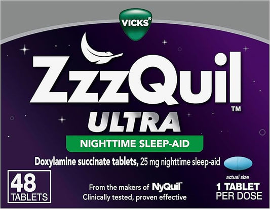 ZzzQuil ULTRA, Sleep Aid, Nighttime Sleep 25 mg 48 Count