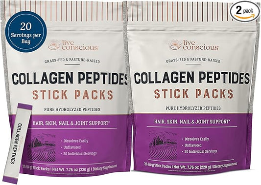 Live Conscious Collagen Peptides Powder Unflavored 20 (2Pk) (2Pk)