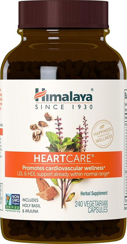 Himalaya HeartCare, Cholesterol & Blood Pressure 720mg, 240 240 Capsules, 2 Month