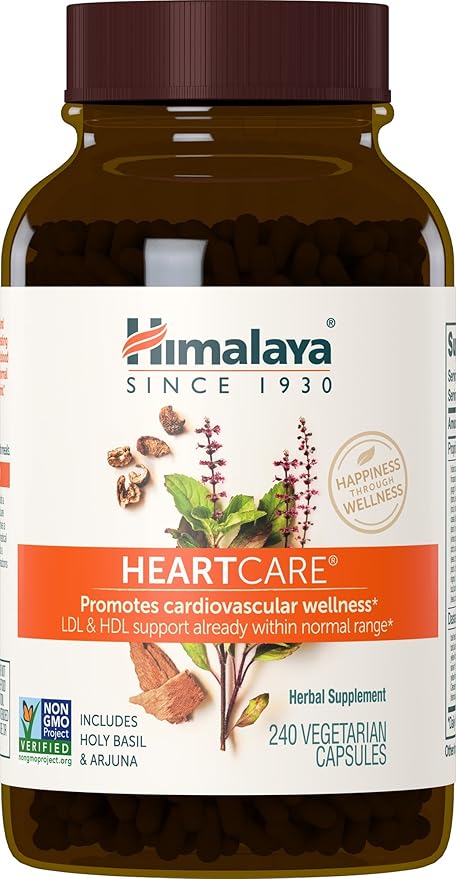 Himalaya HeartCare, Cholesterol & Blood Pressure 720mg, 240 240 Capsules, 2 Month