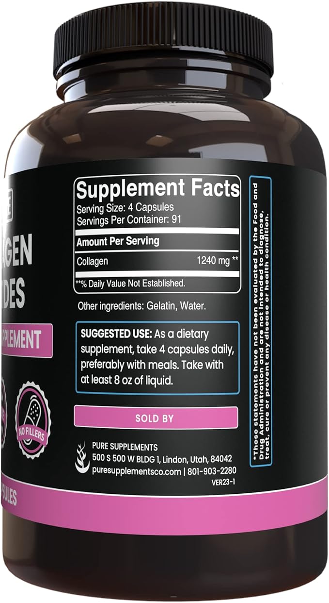 PURE ORIGINAL INGREDIENTS Collagen Peptides (365