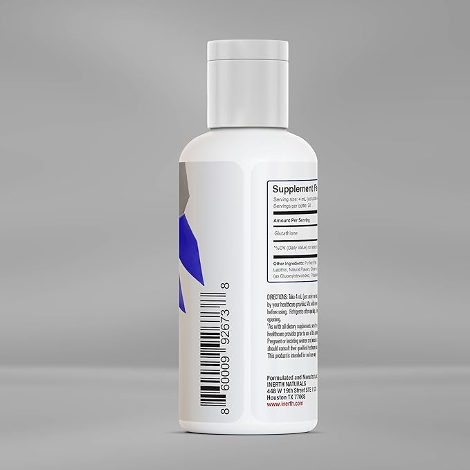 Liposomal Glutathione Supplement 1000mg Liquid 4 fl 120 ml