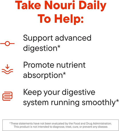 Nouri Digestive Health Probiotic and Omega 30 Day