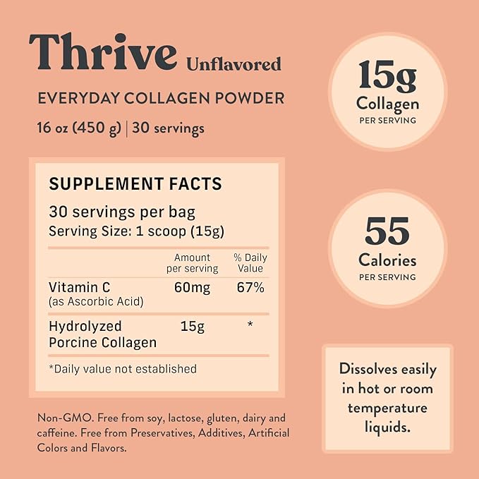Thrive Collagen Powder for Women 16 oz (450 g)