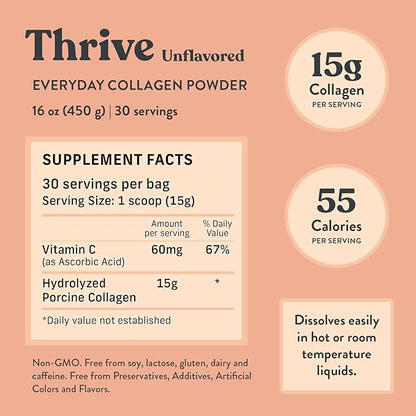 Thrive Collagen Powder for Women 16 oz (450 g)