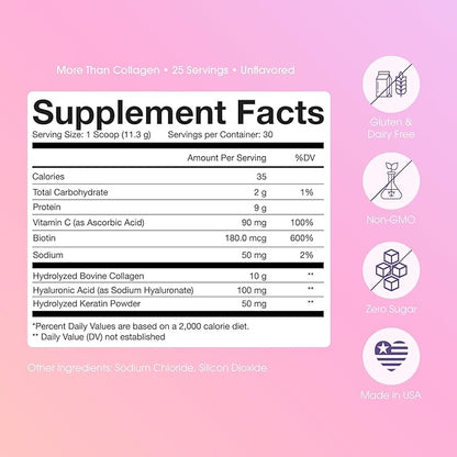 Obvi More Than Collagen Powder 30 Servings