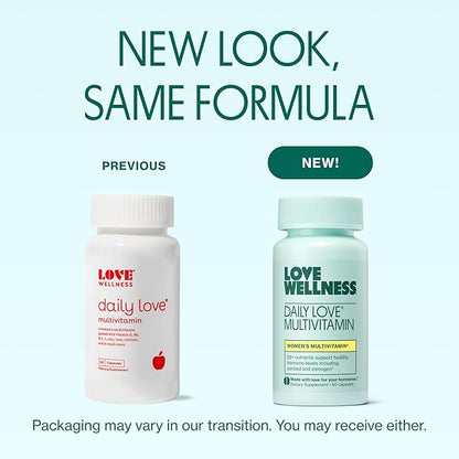 Love Wellness Daily Love Multivitamin for Women 60 Count