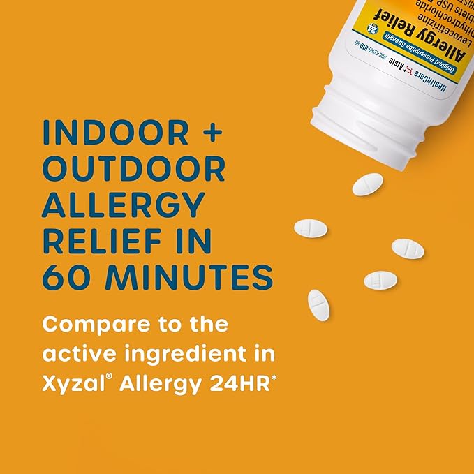 HealthCareAisle Allergy Relief 5 mg, 160 Tablets, 24-Hour Allergy 80 Count 2)