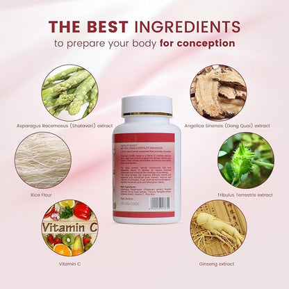 Fertility Tablet for Women with Prenatal 60 Tablets