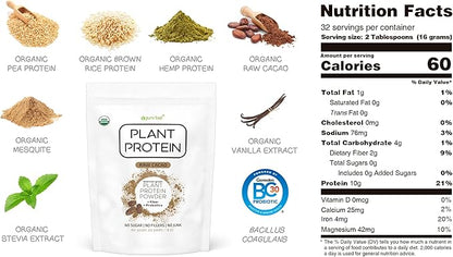 Plant Based Protein Powder with Probiotics