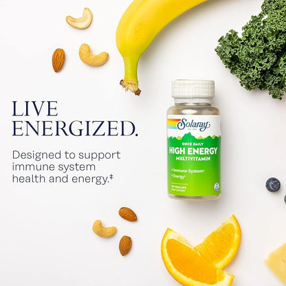 SOLARAY Once Daily High Energy Multivitamin, 30 Servings, 30 VegCaps