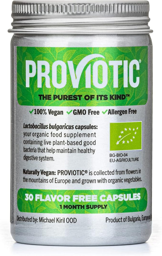 Lactobacillus Vegan Probiotic Supplement with a (30 Count 1))
