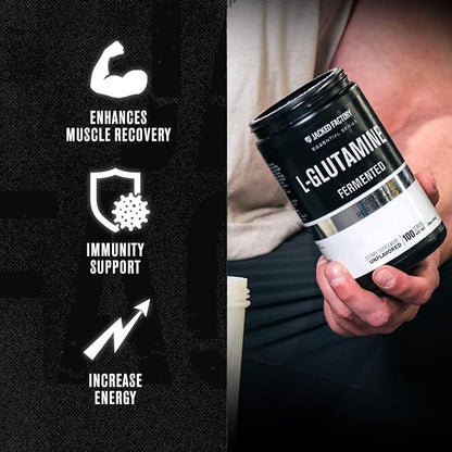 Jacked Factory L-Glutamine Powder 100 Servings