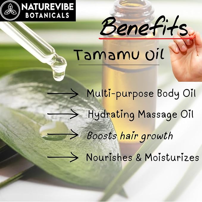 Naturevibe Botanicals Tamanu Oil 32 Ounces 100% Pure