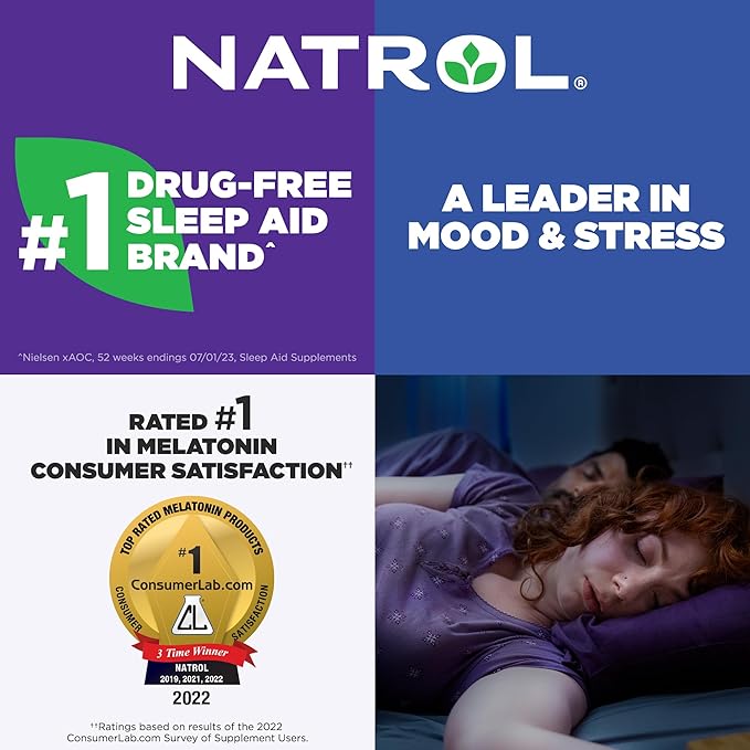 Natrol Melatonin Time Release Tablets, Helps 100% Vegetarian, 3mg, 100 100 Count