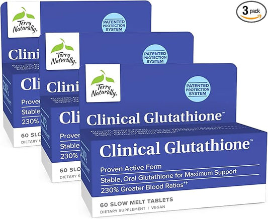Terry Naturally Clinical Glutathione 60 Slow 3 - 300 mg 90 Total