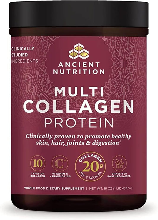 Ancient Nutrition Collagen Powder Protein 45 Servings, 16oz