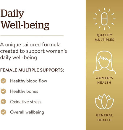 Solgar Female Multiple, 120 Tablets 40 Servings