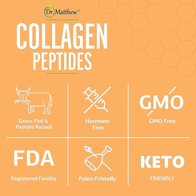 Vanilla Collagen Powder. Collagen with Hyaluronic 1 and 3