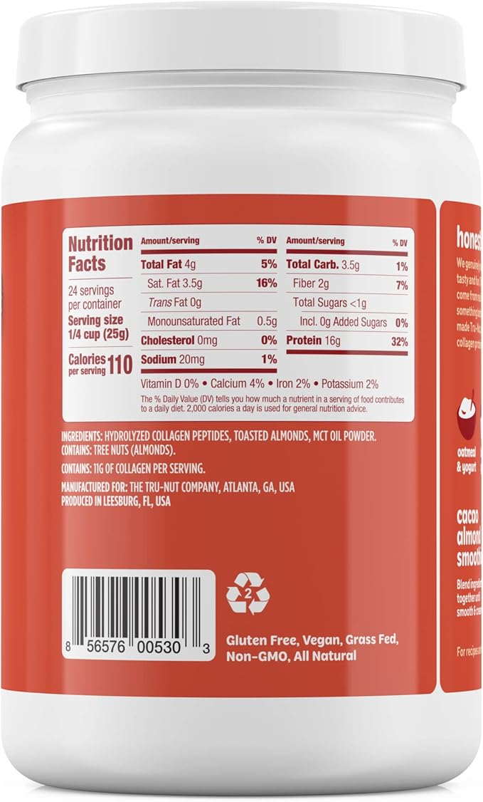 Tru-Nut Keto Collagen Protein Powder 21oz