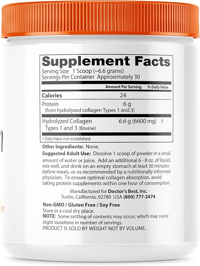 Doctor's Best Pure Collagen Types 1 3, Promotes 7.1 Ounce 1)