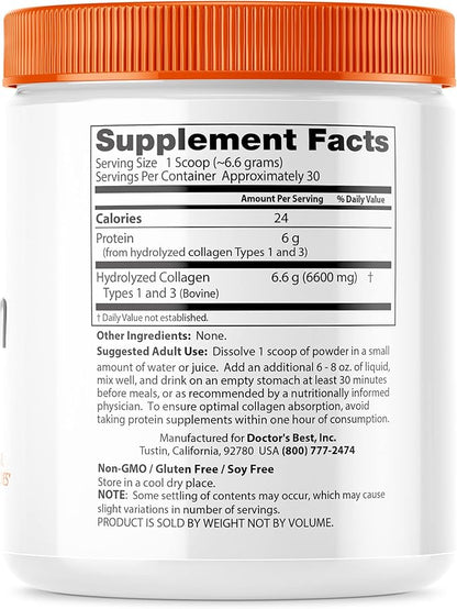 Doctor's Best Pure Collagen Types 1 3, Promotes 7.1 Ounce 1)
