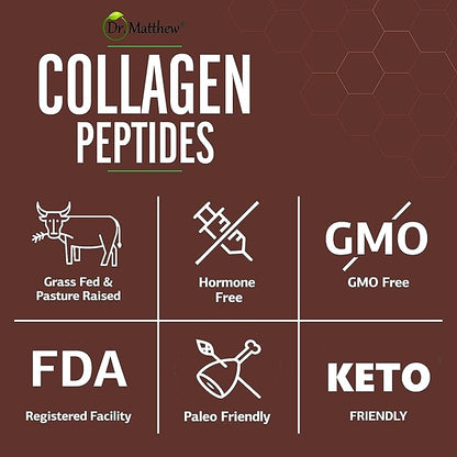 Chocolate Collagen Powder. Collagen with Hyaluronic 1 and 3.