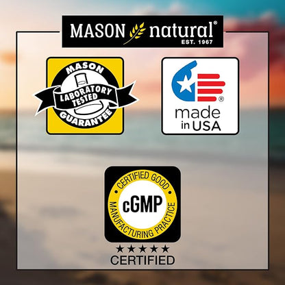 MASON NATURAL NAC N-Acetyl L-Cysteine 500 mg 60 Capsules
