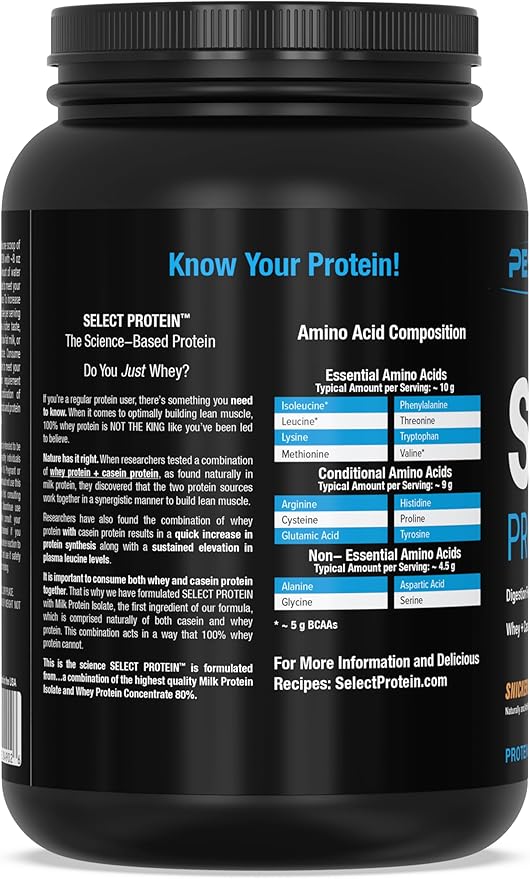PEScience Select Low Carb Protein Powder, Snickerdoodle, 27 Serving, Keto Friendly and Gluten Free
