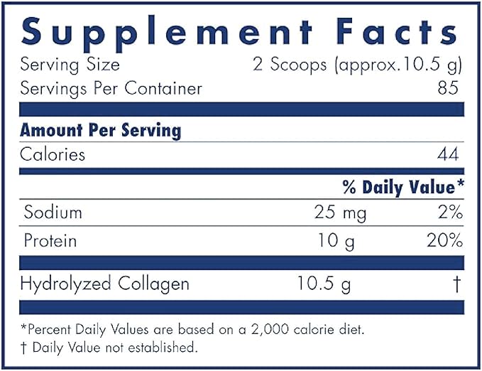 Allergy Research Group Collagen Powder 31.7 Oz