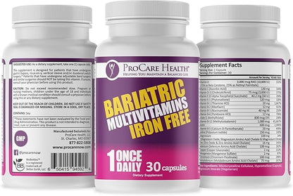 Bariatric Multivitamin | Capsule | Iron 30 Count