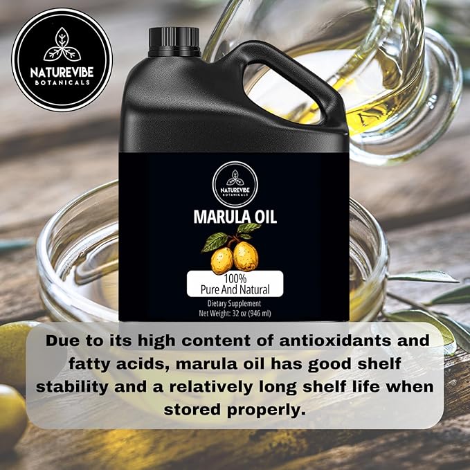 Naturevibe Botanicals Marula Oil 32 Ounces 100% Pure
