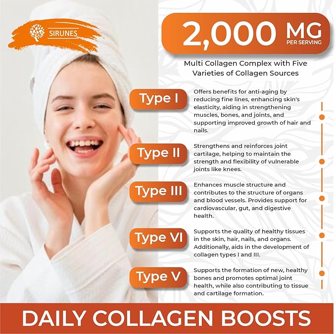 Multi Collagen Peptides Capsules 100 Capsules