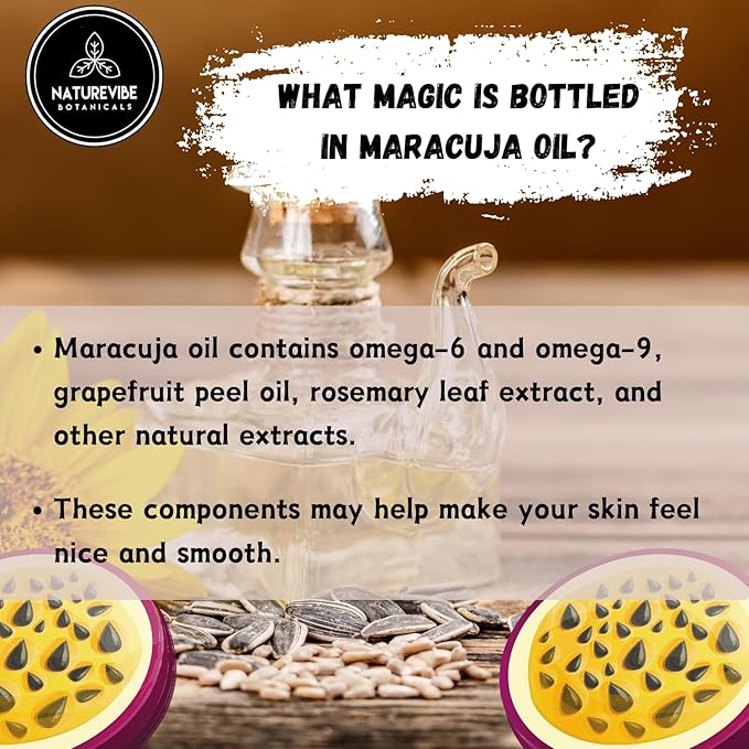 Naturevibe Botanicals Maracuja Oil 32 Ounces 100% Pure