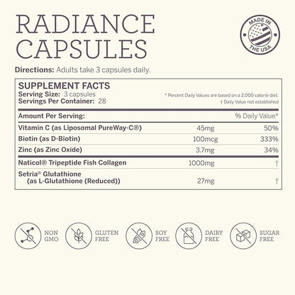 SUPERMOOD Radiance Collagen Supplements 84 Pills