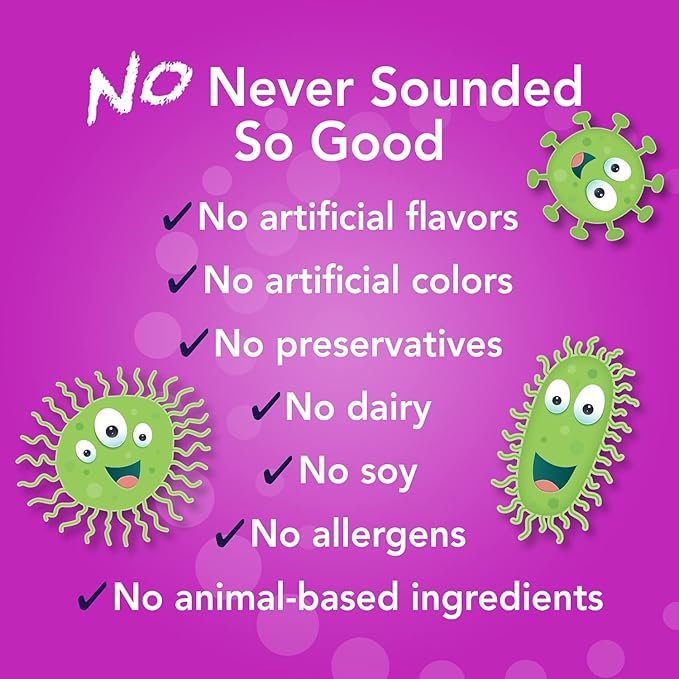 Kids Probiotic Supplement, Daily Support 15 Strains 5 Billion 30 Chewable (2 Pack)