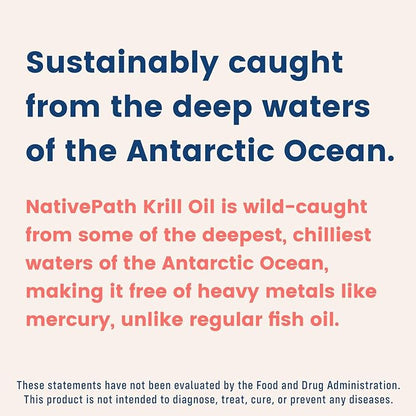 NativePath: Antarctic Krill Oil Omega-3 Fatty 90-Day Supply
