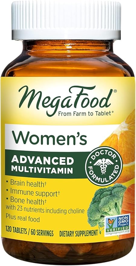 MegaFood Women's Advanced Multivitamin for Women 120 Tabs (60 Servings)
