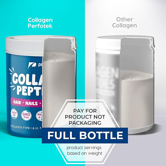 Collagen Powder for Women Men Types (1Lb) Non-GMO