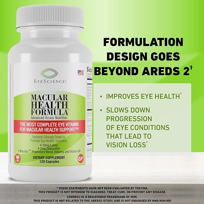 Macular Health Beyond AREDS2 Formula, Advanced B6 (60 (60 Day