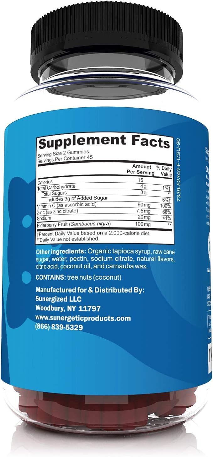 Premium Black Elderberry Gummies – Black 90 Gummies