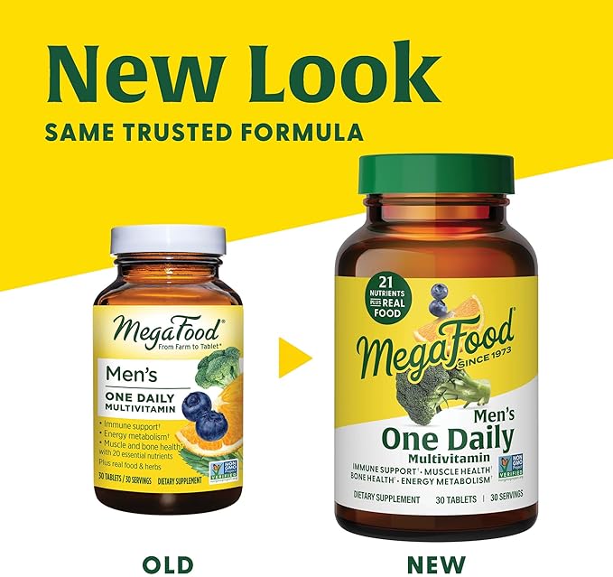 MegaFood Men's One Daily Multivitamin 60 Tabs