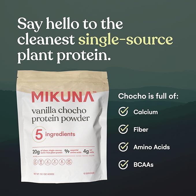 Mikuna Vegan Protein Powder (Vanilla, 10 Servings)