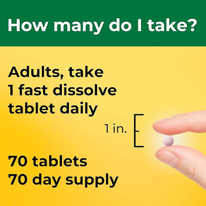 Nature Made Extra Strength Vitamin D3 5000 IU (125 mcg), 70 Sugar 70 Day